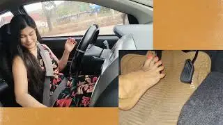 Barefoot Driving on the way home