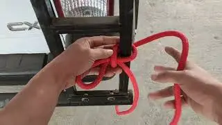 How to tie rope / easy tie rope for beginners #howtotieknot #rope #ropetie