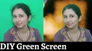 how to make green screen at home |  How to make a green screen with Kinemaster