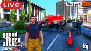 LIVE: GTA 5 LSPDFR *New* Fire/Rescue Callouts by Panos1221
