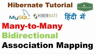 Many To Many Bidirectional Association Mapping in Hibernate | Many-to-Many bidirectional association