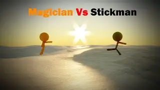 Magician vs Agile Stickman - 3d Stickfigure fight