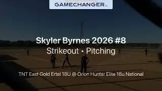 231105 3 SO 3 innings TNT East Gold 18U v Orion Hunter Elite 18U National