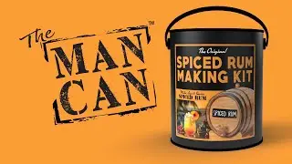 MAN CAN SPICED RUM MAKING KIT