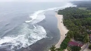 Pantai Karapyak Pangandaran Drone Footage