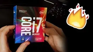 Unboxing Intel Core i7 7700k Kaby Lake