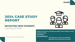 Caissa K12's Case Study on a Student Recruitment Campaign