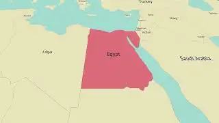 Egypt animated map free 4k