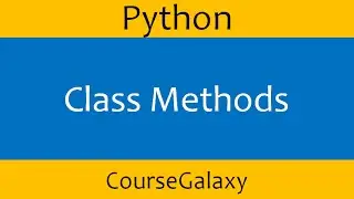 Class Methods In Python