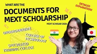 What are the Documents required for MEXT Scholarship? | FOR UG, COT AND STC | Detailed Explanation