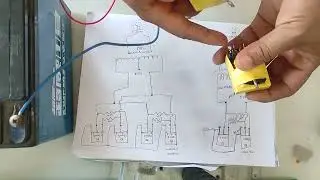 diagrama de conexion de circuito para inversor con núcleo de ferrita alta frecuencia y