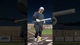 Hitting baseballs with a fastpitch girls softball bat 😂 | Easton Ghost Advanced