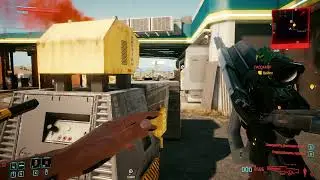 Cyberpunk 2077 - Заправка, идём за Хельманом