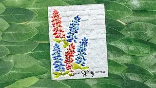 Simple No-Line Wildflower Watercolor