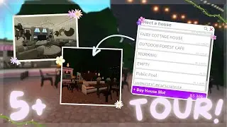 🏡😋 TOURING all of MY BLOXBURG PLOTS!! | Welcome to Bloxburg
