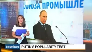 QuickTake: Vladimir Putin's Russian Popularity Test. Bloomberg.