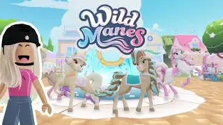 The NEW Wild Manes roblox experience!🐴😦