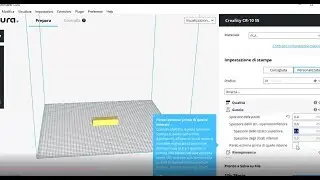 132 - Parametri oggetto piccolo e definito - Generazione del gcode per le stampanti 3d