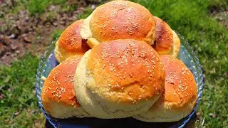 BURGER BREAD RECIPE AT HOME | HOW TO MAKE HAMBURGER BREAD?