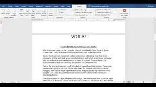 How to start page numbering from a specific page in Word 2019