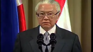 Press Statement with President Tony Tan Keng Yam 4/3/2014
