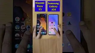 Poco F5 5G Vs Samsung Galaxy A54 Speed Test Comparison | Samsung 😠