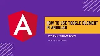 Use toggle element in angular
