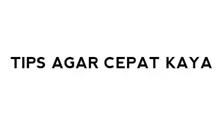 DONT WORRY ! QUICK RICH ALA ULAMA