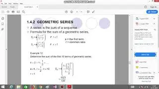 Sequence & series (Geometric progression)