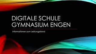 Digitale Schule - Gymnasium Engen