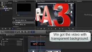 How to Import Video with Transparent into Final Cut Pro X (FCPX)