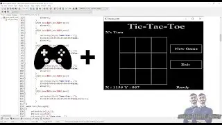Tick Tack Toe C++ game with graphic library graphic.h | Abdullah Arif