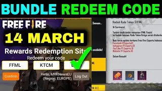 FREE FIRE REDEEM CODE TODAY | 14 MARCH  REDEEM CODE FREE FIRE | FF REDEEM CODE TODAY 14 MARCH