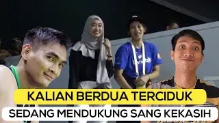 Terciduknya kekasih RIVAN NURMULKI dan YUDA MARDIANSYAH sedang mendukung sang pacar