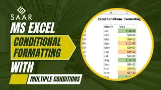 MS Excel Conditional Formatting With Multiple Conditions