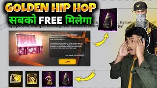 Black Golden Hip Hop Bundle | Free Fire 25 December Golden Black Hip Hop Bundle |Black HipHop Bundle
