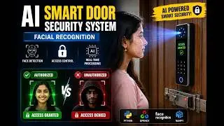 AI Smart Door Security System Using Python & OpenCV | Facial Recognition Project