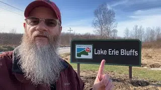 Lake Erie Bluffs - Frozen Lake - Perry, Ohio