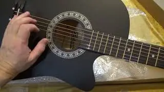 Гитара Акустическая Belucci 3810bk , Распаковка, Краткий обзор,