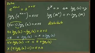 Solving Exponential with unequal bases three different ways