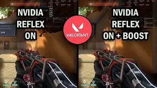 VALORANT NVIDIA REFLEX ON VS NVIDIA REFLEX ON + BOOST