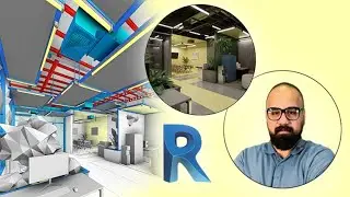Revit Enscape Rendering Tutorial | 1 Hour Industrial Office Interior Design