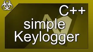 simple Keylogger with Hidden Window and Log C++ Tutorial Visual Studio 2020