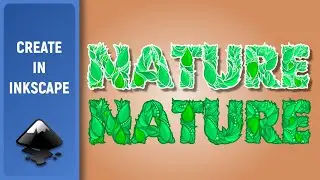 Made with Inkscape (Speed Art): How to create a stylish text