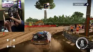 VolksWagen Polo WRC - WRC 10 FIA World Rally Championship | DIY FFB Steering Wheel | EMC Steering
