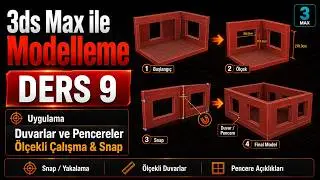 3ds Max Eğitim Seti -  Ders - (9)