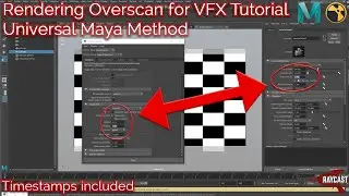 Rendering Overscan for VFX Tutorial: Universal Method for Maya