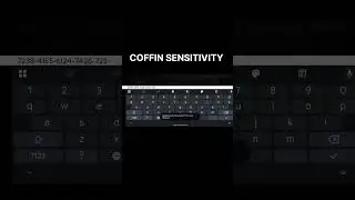 (2025) COFFIN PUBG SENSITIVITY CODE 3.7/ COFFIN PUBG SETTINGS / 