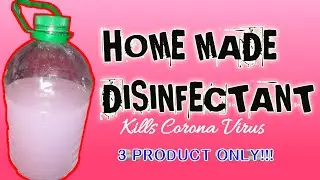 DIY HOMEMADE DISINFECTANT || 3 Materials Only