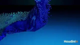 Houdini RBD simulation || Houdini particle simulation || Houdini particles following curve